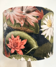 Lampenkap velvet lelieblad