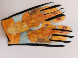 Handschoen zonnebloemen