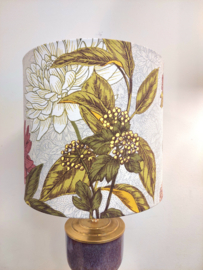Lampenkap canvas retro bloemen blad