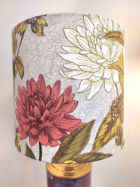 Lampenkap canvas retro bloemen blad