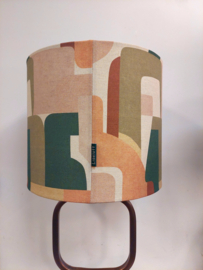 Lampenkap canvas retro pastel