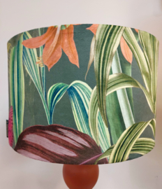 Lampenkap velvet aapje groen