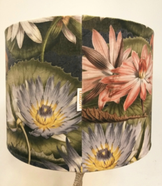 Lampenkap velvet lelieblad