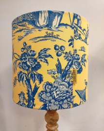 Lampenkap geel blauw chinees