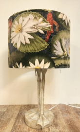 Lampenkap velvet lelieblad