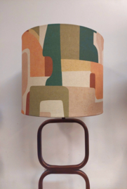 Lampenkap canvas retro pastel