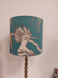 Lampenkap canvas papagaai