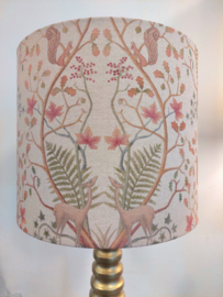Lampenkap canvas "chateau " dieren
