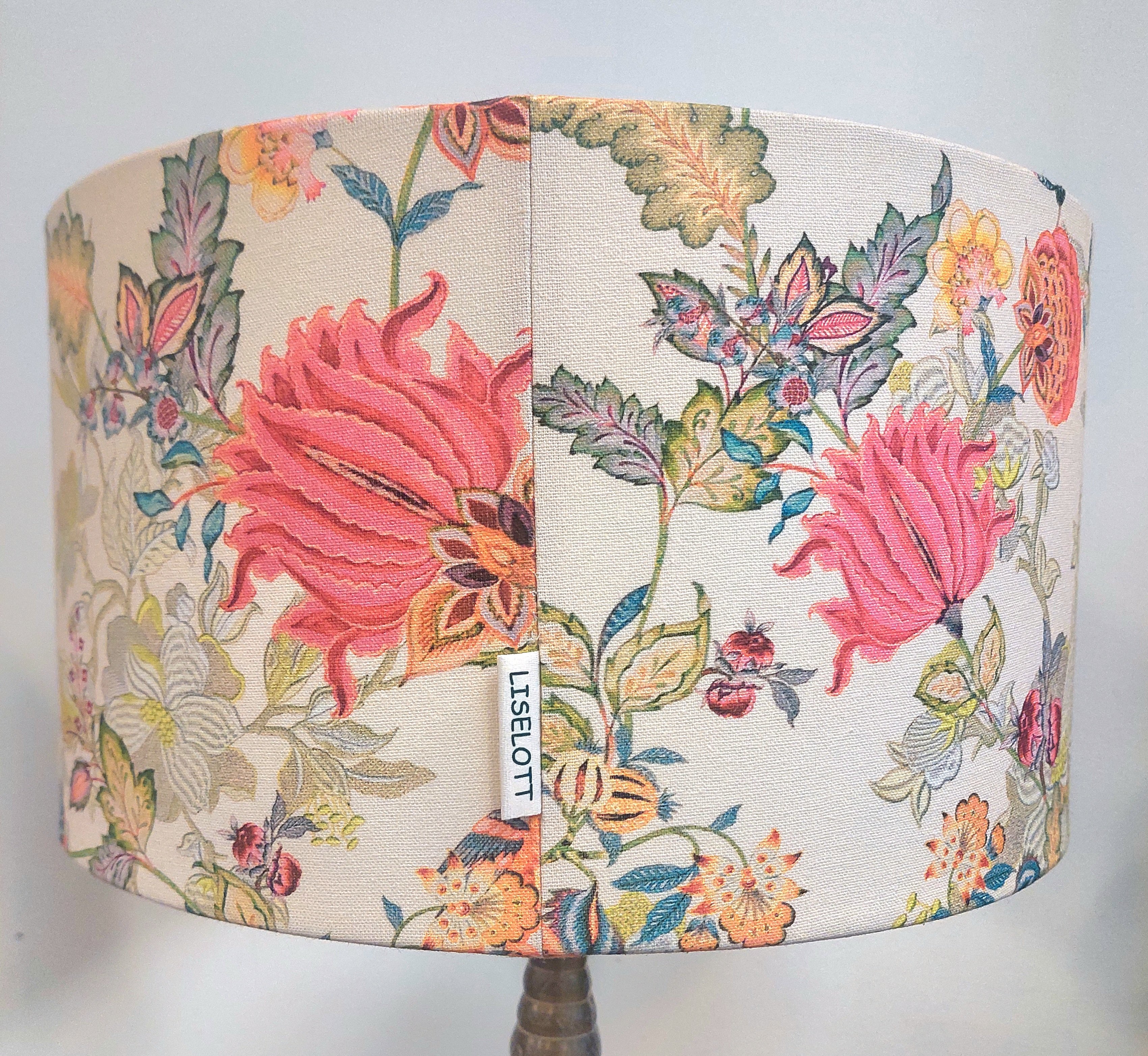 Lampenkap canvas bloemrijk