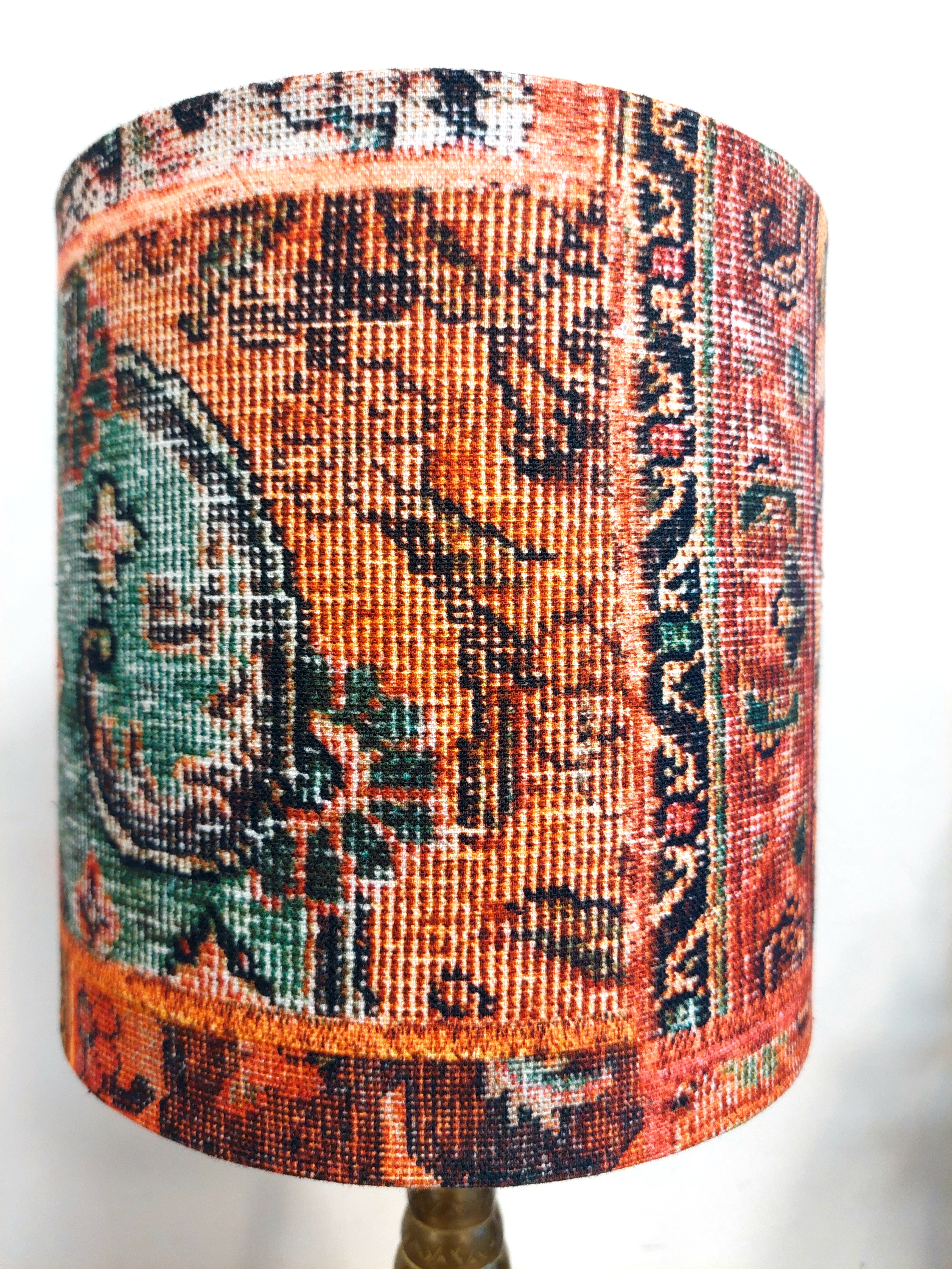 Lampenkap canvas kelim