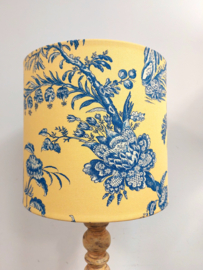 Lampenkap geel blauw chinees