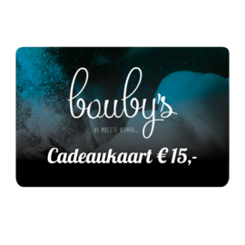 Bouby's Cadeaukaart € 15,-