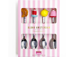 Theelepel set even bijkletsen Blond Amsterdam