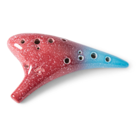 Soundscape 'Chameleon' Ceramic 12-Hole Ocarina in C Major + Accessories + Accessories