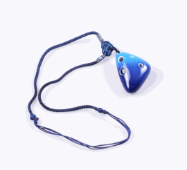 STL Necklace Ocarina - Light & Deep - 6 Holes - Ceramic (Soprano)