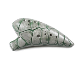 STL Element Earth Ocarina - 12 Holes - Ceramic - F Major (Tenor / Bass)