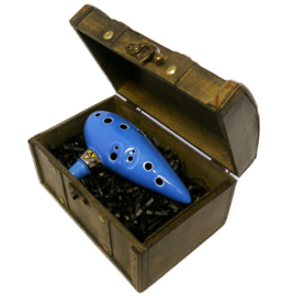 Songbird Zelda Ocarina of Time - 12 Holes - Ceramic - C Major (Tenor) + Chest & Songbook