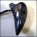 Songbird Baby Dragontooth Metallic Ocarina - 6 Holes - Ceramic - F Major (Alto)