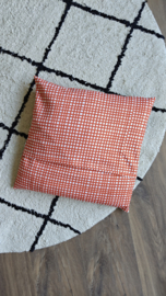 Lappenkussen 'kleur & vichy rood '