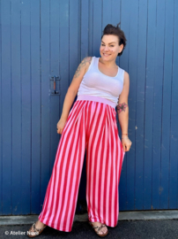 Stripes roze rood