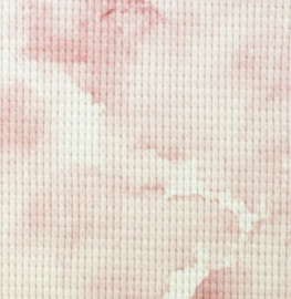 Wafeltricot watercolor pink