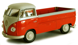 VW T1 PICK UP ORANJE/WIT 1:43