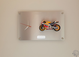 Jaylu Limited Edition wanddecoratie klok HONDA RC213V #93 MARC MARQUEZ REPSOL HONDA MOTO GP 2016 1:12