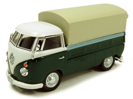 VW T1 PICK UP MET HUIF GROEN 1:43