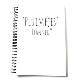 Aanvulling gemakkelijk Permanent Planner Pluimpjes A5 formaat | ringband zwart | Agenda's en Planners |  liefsoppapier