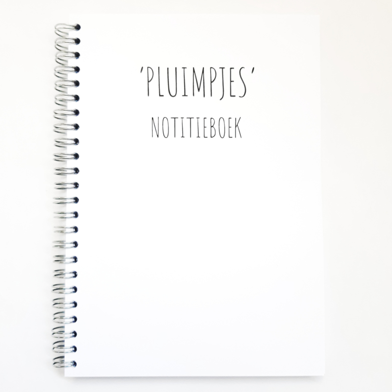 hypotheek sympathie indruk Pluimpjes notitieboek (A5 formaat, ringband) | Kalenders en notitieblokken  | liefsoppapier