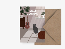 Kaart Kat - Hello sunshine