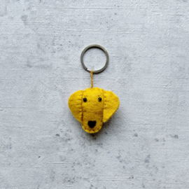 Sleutelhanger hond vilt