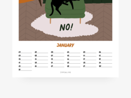 Verjaardagskalender Katten