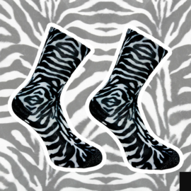 Damessokken Zebra