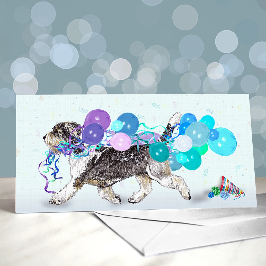 Verjaardagskaart Petit Basset Griffon Vendéen