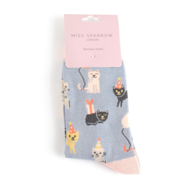 Damessokken Party Cats