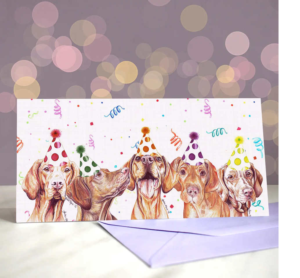 Verjaardagskaart Vizsla