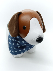 Bandana - Rood/blauw met stippen (tweezijdig)