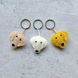Sleutelhanger hond vilt