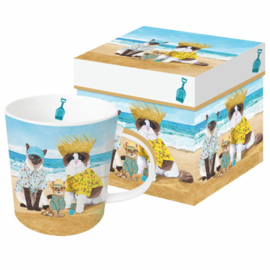 Mok in giftbox - Cats Beach Party
