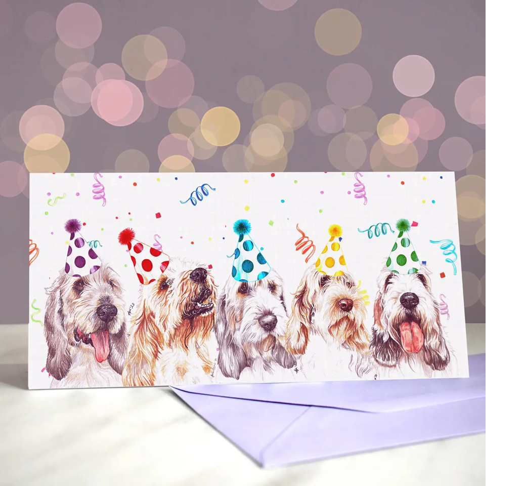 Verjaardagskaart Grand Basset Griffon Vendéen