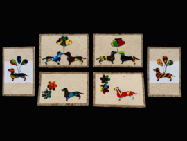 Fair Trade kaarten Teckel (6 stuks)