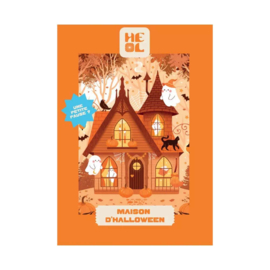 Mini-puzzel Halloween huisje (99 st)