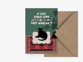 Verjaarsdagskaart Kat - No cards