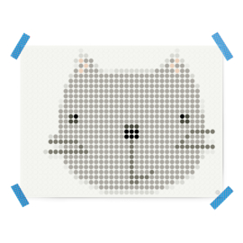 Dot on DIY stickerposter kat voor kinderen