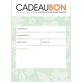 Thee Cadeaubon - De Thee Winkel
