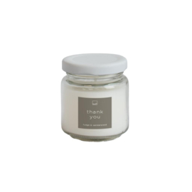 Candle Jar S - Thank You - Leeff