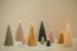 Kerstboomkaars 13,5 x 30 cm - Goud - Rustik Lys