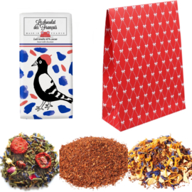 Thee Cadeau - 3 soorten Rooibos Thee & Chocolade