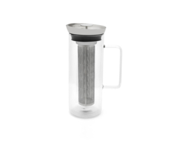 Dubbelwandige Ice Tea Maker - IJsthee Karaf - 1 liter - Bredemeijer